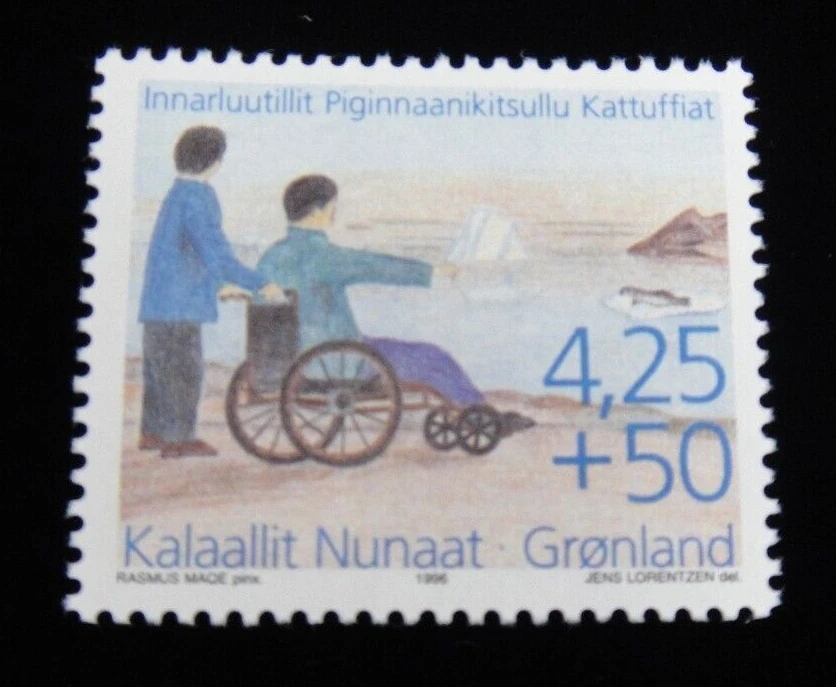 Greenland Year Set 1996 MNH Whales S/S Ship Figureheads Christmas Handicapped - Image 4 of 4