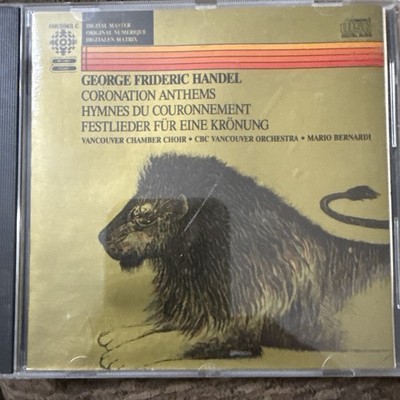 George Frideric Handel  Coronation Anthems  Mario Bernardi Vancouver Chamber 