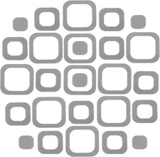 20 Pieces Adhesive Square Bath Treads Non-Slip Bathtub Stickers Non Slip