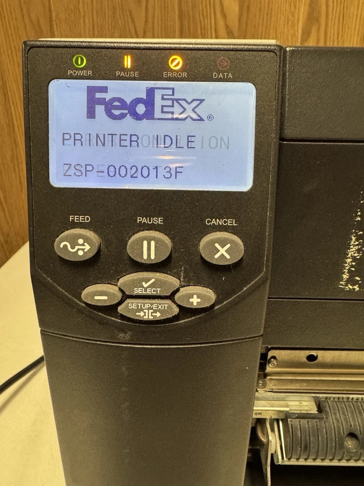 Zebra ZM400 Industrial Label Printer 🖨️ Tested Working USB Serial Parallel - Image 3 of 4