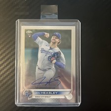 2022 Topps Chrome Baseball Rookie Autographs #RA-JH Jon Heasley RC