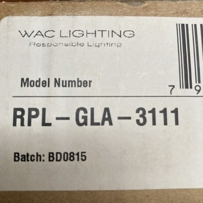 WAC Lighting Vogue WS-3111 Replacement Glass Shade Only White
