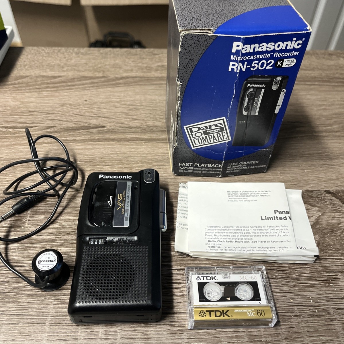 Panasonic マイクロカセットレコーダー　RN-502 概要 マイクロカセットレコーダー RN-502 | オーディオ | Panasonic