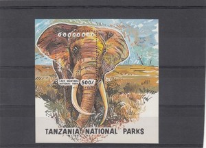 Tanzania 1991, Elephant s/s