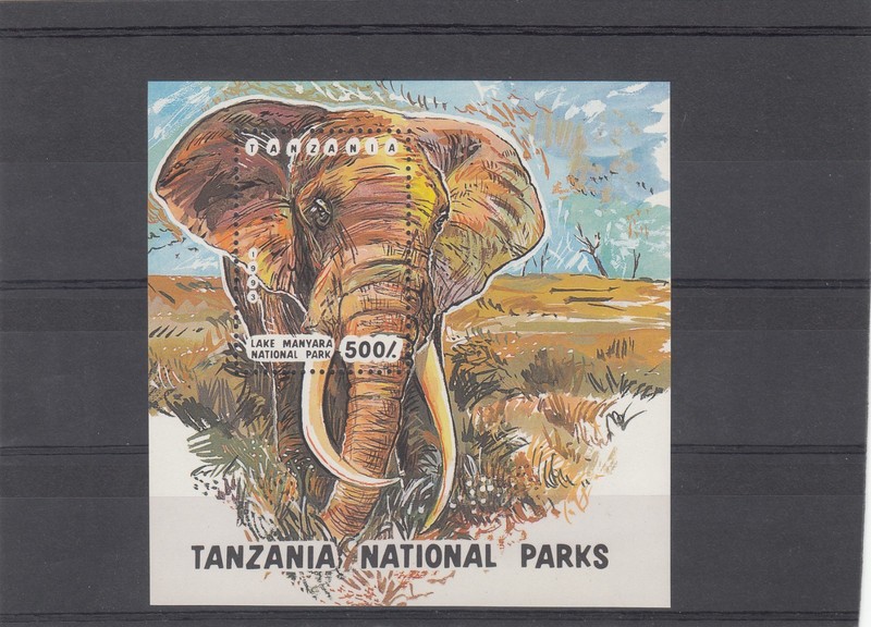 Tanzania 1991, Elephant s/s