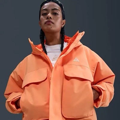Women's Nike ACG Storm-FIT Skull Peak Jacket Orange FV7327-833
