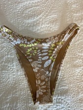 NWT AMERICAN EAGLE AERIE TAN PATTERN SWIM BOTTOMS CHOOSE YOUR Style SIZE 