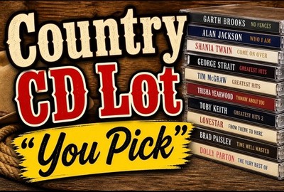 Country CD Lot - You Pick  **BUY 5 GET 5 FREE!**  Garth Brooks Alan Jackson Reba