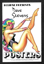 Airboy #8  1986  Dave Stevens Back Cover Pinup  Eclipse Comics  C3036