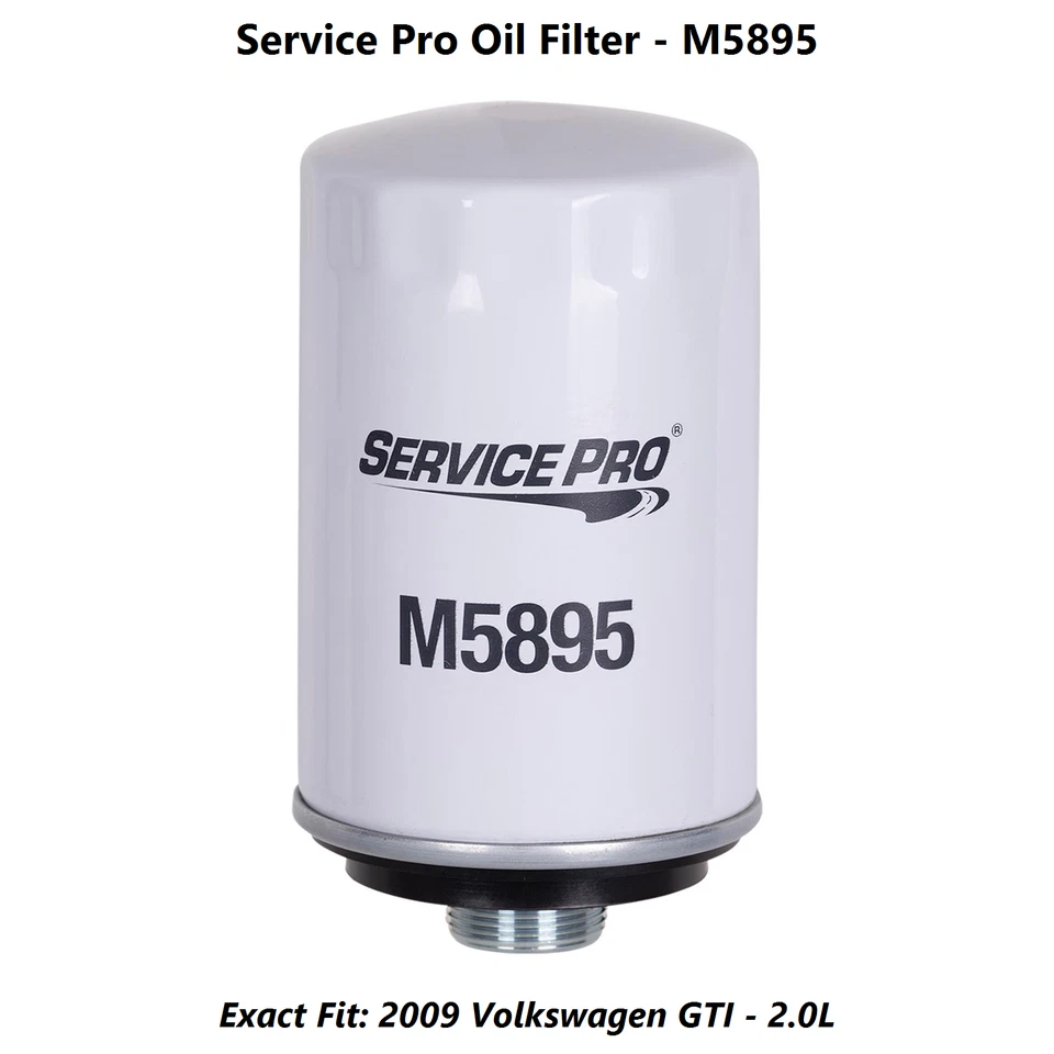 2009 Volkswagen GTI 2.0L Complete Air, Oil & Cabin Filter Kit (5W-30) Foto 3 de 4