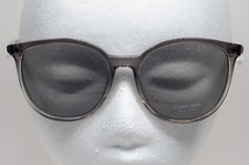Calvin Klein CK3191S Modified Cat-Eye Smoke Gray Sunglasses Women Shades Sunnies