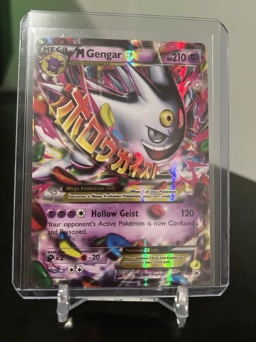 Pokémon TCG Mega Gengar EX Black Star Promos XY166 Shiny Holo Rare