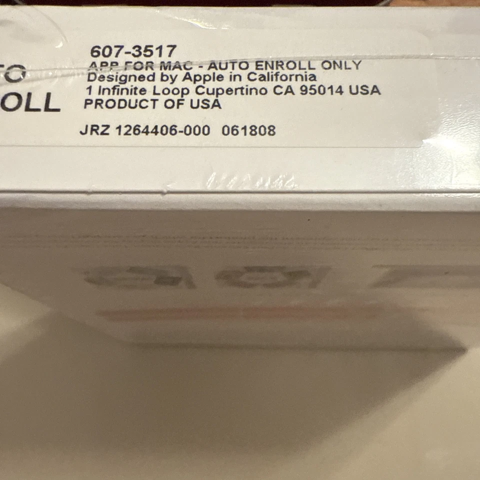 APPLE CARE PROTECTION PLAN, MAC PC 607-3517 AUTO ENROLL BRAND NEW FACTORY SEAL - Image 3 of 3