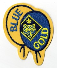 Patch Blue & Gold Cub Scout Pack c2010 BSA Balloons Loyalty & Friendship 2.5x3"