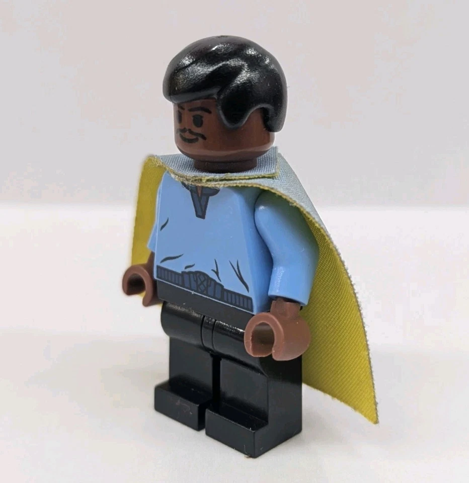 Lego Star Wars Lando Calrissian Minifigura 10123 Cloud City sw0105 Con Capa Foto 2 de 4