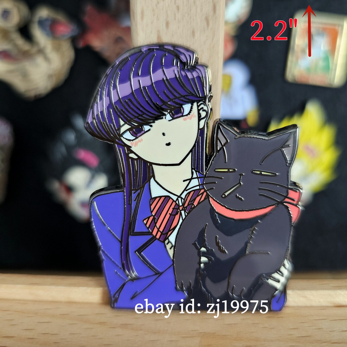 Komi Can't Communicate Komi Shouko Backpack hat Metal Enamel Pin