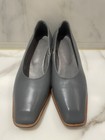Nuogic London Designer Womens Shoes Size 38 EU 8 US Grey Gray Leather Dress EUC — photo 3