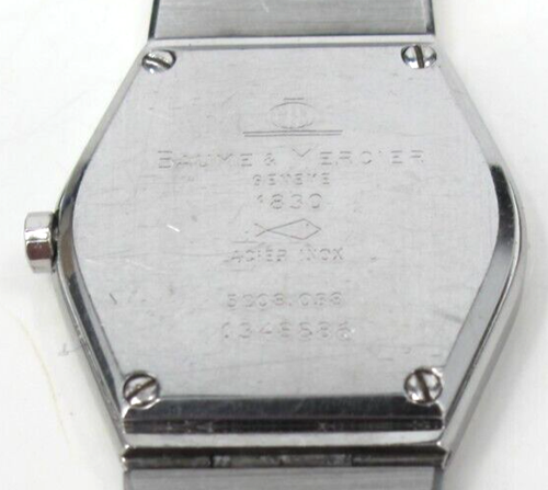 Seltene DAU Baume & Mercier 5208.038 mit Diamant Dial (16 St) Stahl/Gold um 1990 - Bild 10 von 21