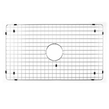 Houzer Wirecraft Stainless Steel Bottom Grid BG-7200 30" 17.13", protects sink
