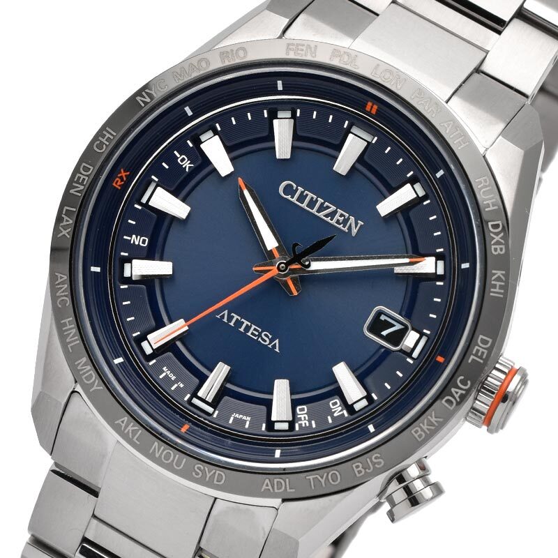 CITIZEN ATTESA ACT Line CB0287-68L Titanium Eco-Drive Radio CITIZEN ATTESA ACT Line CB0287-68L Titanium Eco-Drive Radio