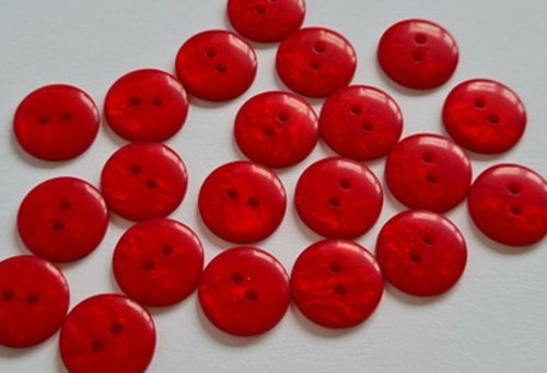 12mm, 15mm or 20mm Plastic 2 Hole Buttons - Choice of Colours & Pack Sizes - Picture 3 of 16