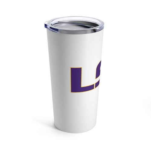 LSU Louisiana State University Tigers Stainless Travel-Size Tumbler 20oz - Picture 5 of 7