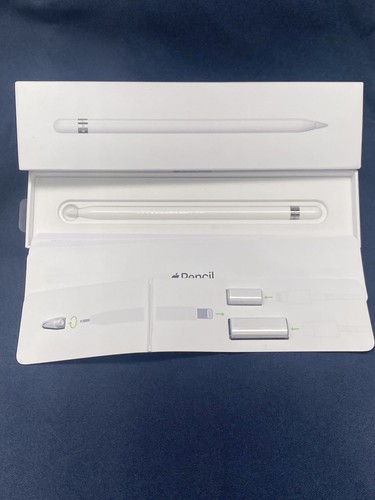 Apple Pencil (1st Gen) with USB-C & Lightning Adaptor, Nib, Box & Documentation
