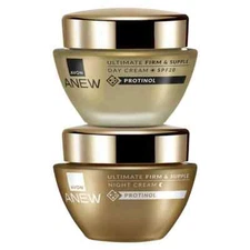 AVON Anew Anew Ultimate Firm & Supple Duo , Day & Night Cream SET ! 1.7 fl oz ea