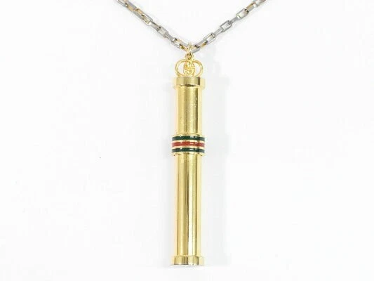 Collana bottiglia Gucci linea sherry placcata oro vecchioatore