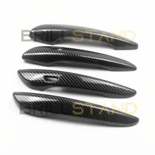 Carbon ABS Door Handle Cover Trim Exterior Accessories For Mazda CX-90 2024