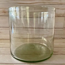 Pottery Barn Recycled Glass Candle Hurricane Flower Vase