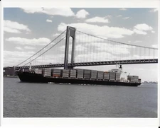 Sea-Land Express Wilmington DE Cargo Ship Photograph 8"x10"