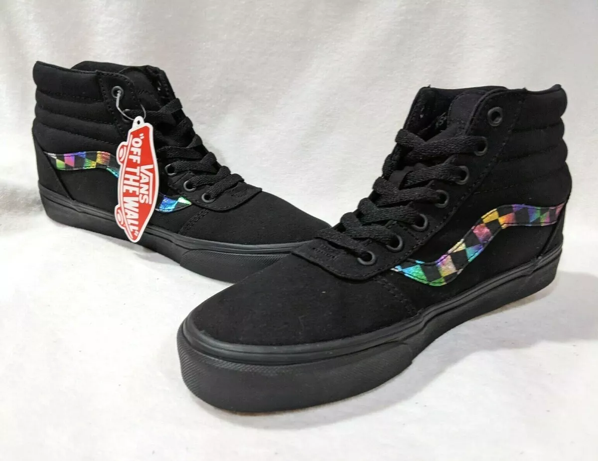 Vans ward hi cheap women's skate shoes black
