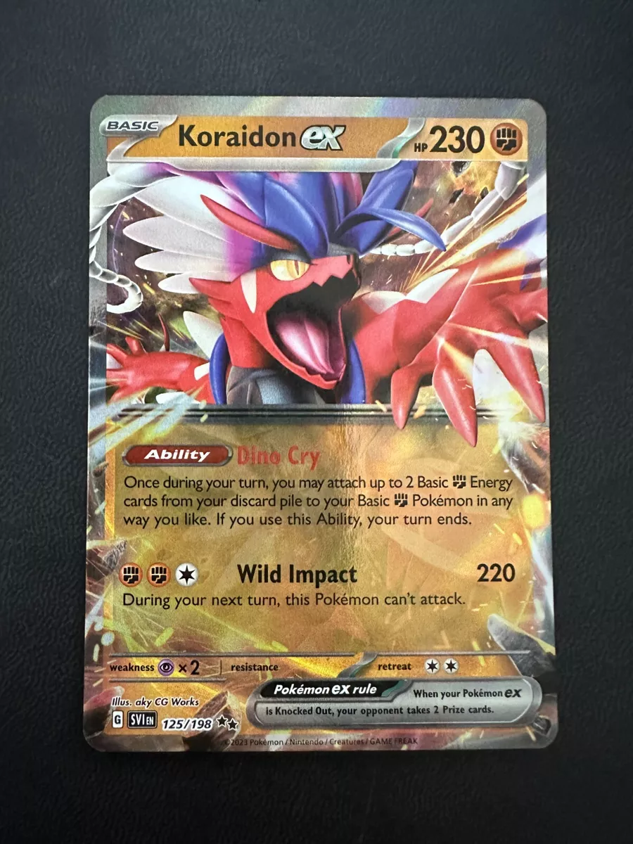 Koraidon ex - 125/198 Ultra Rare - Scarlet & Violet