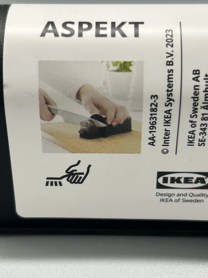 IKEA ASPEKT Messerschleifer Messerschärfer schwarz - Bild 2 von 4