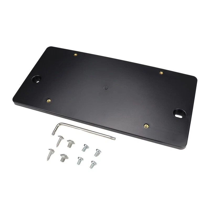 Soporte de montaje de etiqueta de matrícula trasero con tornillos apto para Audi S4 2009-2022 1 pieza Foto 4 de 4