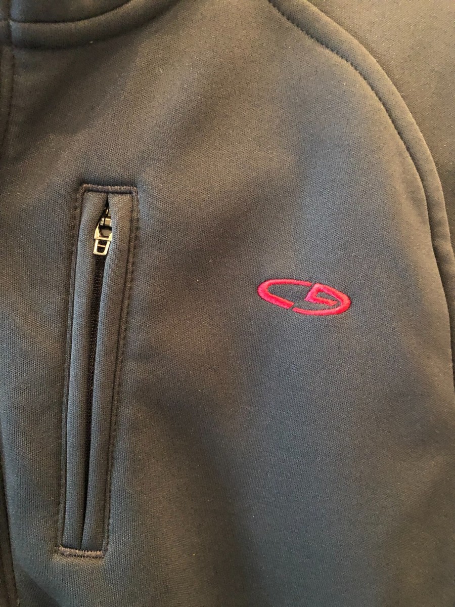 Champion C9 Youth Grey Athletic Long Sleeve Full Zip Jacket Red - Main Image