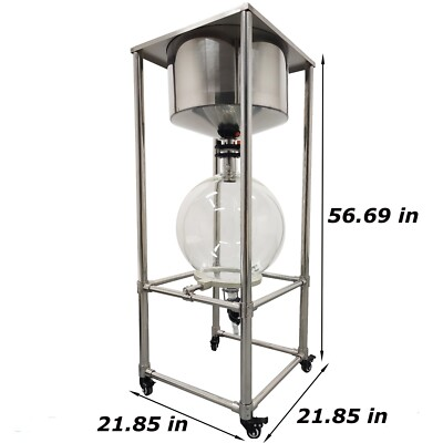 #ad 50L Vacuum Filter Lab Buchner Funnel Glass Negative Pressure Filter $1817.10