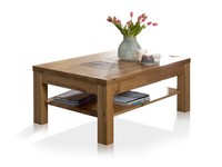 Couchtisch Wohnzimmertisch Beistelltisch 70X70 Cm Winston Wildeiche Massivholz