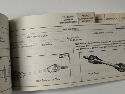 Manuale Officina CITROEN 1981 A LN VISA GS CX Prontuario tascabile Originale - Foto 6 di 6