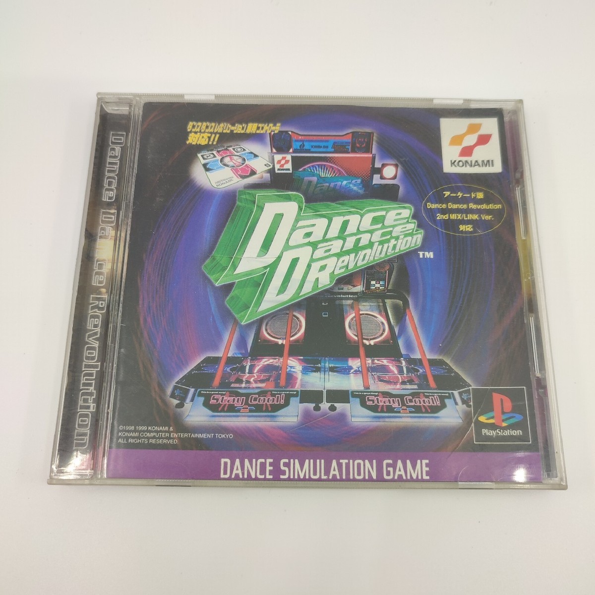 Dance Dance Revolution DDR Boxed Playstation 1 PS1 Japan Japanese