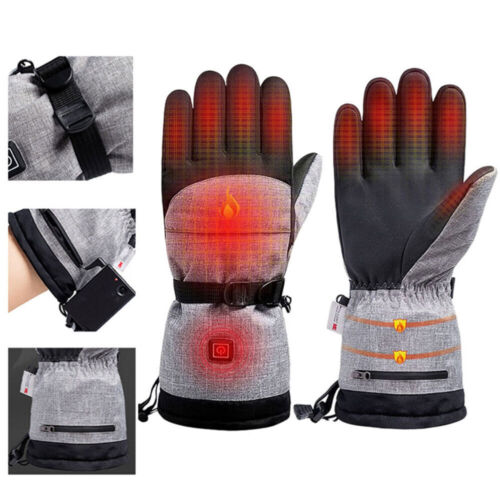 -30°F Guantes térmicos eléctricos a prueba de viento Batería recargable Térmica cálida Invierno - Imagen 2 de 17