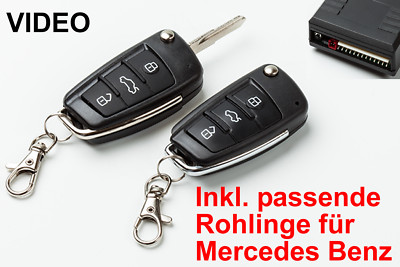 JOM 7105-5 ZV Klappschlüssel Funkfernbedienung für Mercedes A,C,E,ML,SL,SLK,190