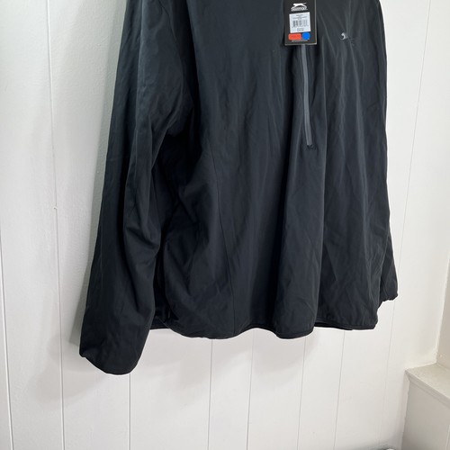 New NWT Slazenger Tech Bomber Jacket Mens Sz 2XL Pullover Zip - Picture 5 of 13