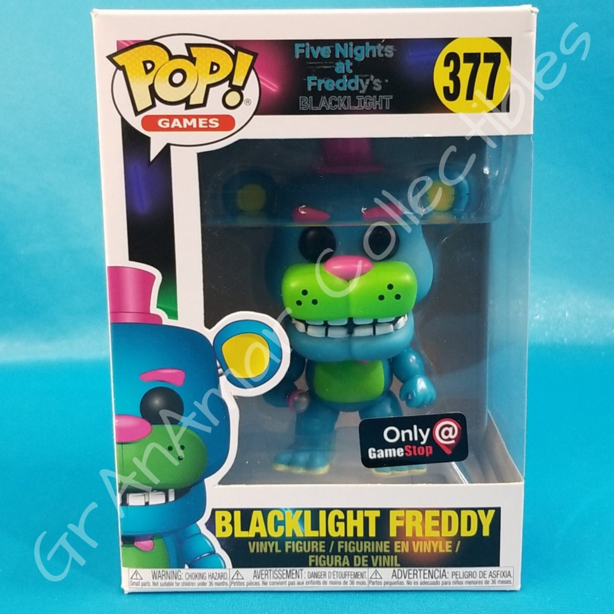 Funko Pop Five Nights at Freddy's BLACKLIGHT FREDDY #377 Funko Pop Five Nights at Freddy's BLACKLIGHT FREDDY #377