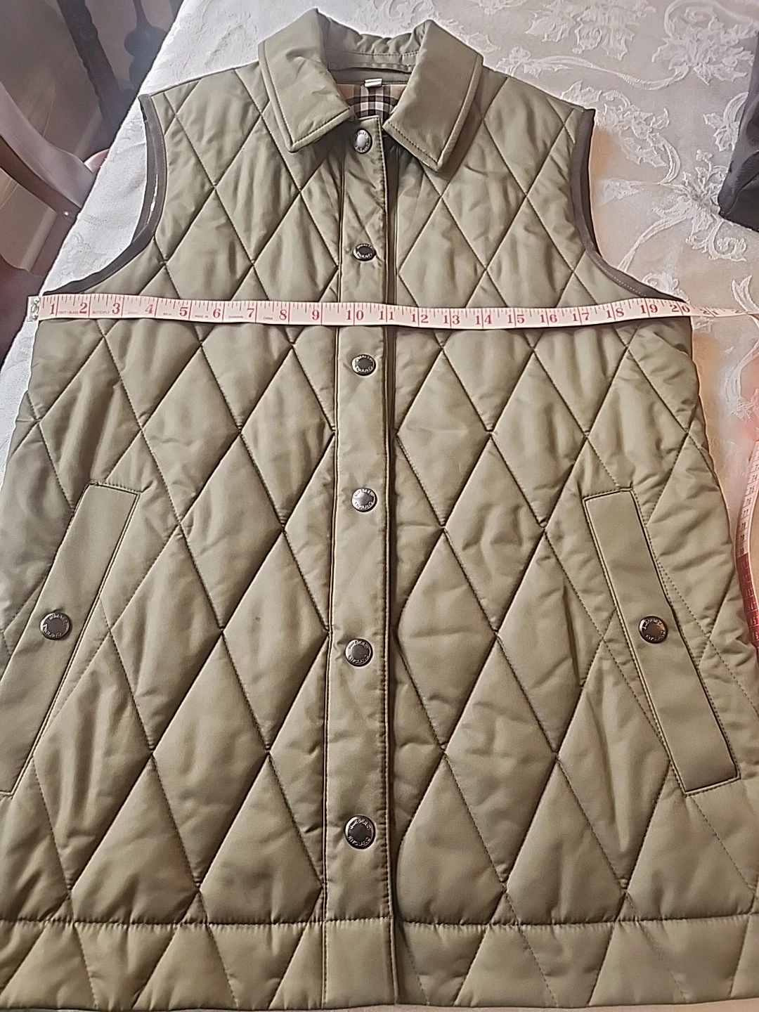 Burberry — Burberry Jacket Coat Vest Olive Green Size M