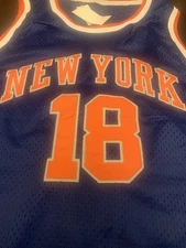 NewYork Knicks Phil Jackson Mitchell & Ness  Jersey Royal Blue 1967-68 Sz 54