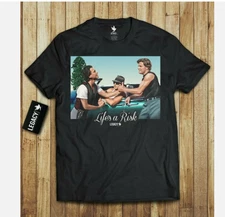 Life's A Risk T-Shirt Blood In Blood Out 100% Cotton limited edition Vatos Locos