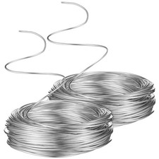 2 Rolls Floral Wire Wreath Making Aluminum for Crafts Electrical