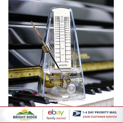 Mechanical Metronome for Piano, Guitar, Violin with Adjustable BPM and Bells